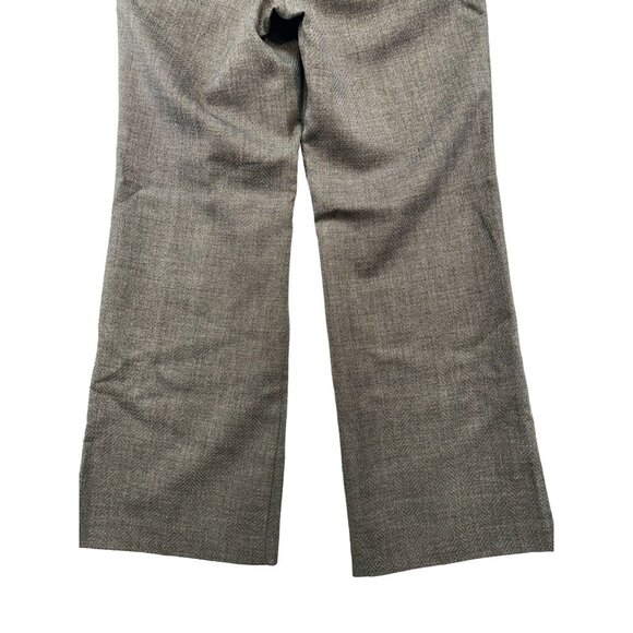 J. Jill Womens Herringbone Trousers Pants Size Brown 10 Career - Picture 9 of 10